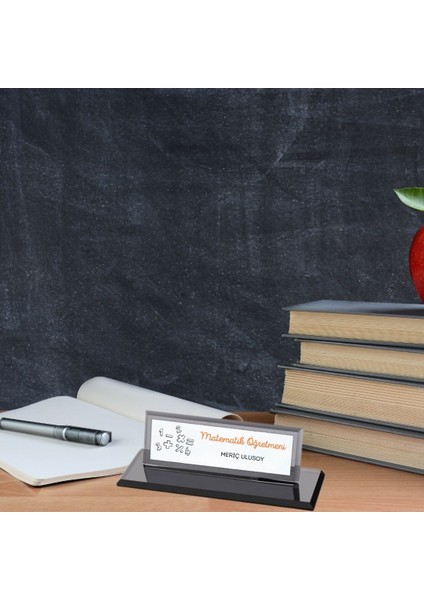 Matematik Öğretmenlerine Özel Masa Üstü Kristal Isimlik fiyatları
