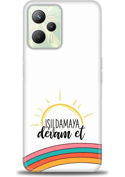 Realme C35 Ile Tam Uyumlu Hd Baskılı Silikon Kılıf - Realme - 204