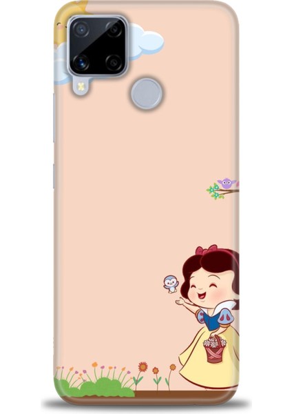 Realme C15 Ile Tam Uyumlu Hd Baskılı Silikon Kılıf - Realme - 66