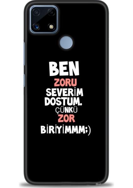 Realme C25S Ile Tam Uyumlu Hd Baskılı Silikon Kılıf - Realme - 203
