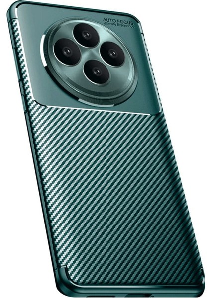 Tecno Spark 30C Kılıf Focus Carbon Silikon Kapak
