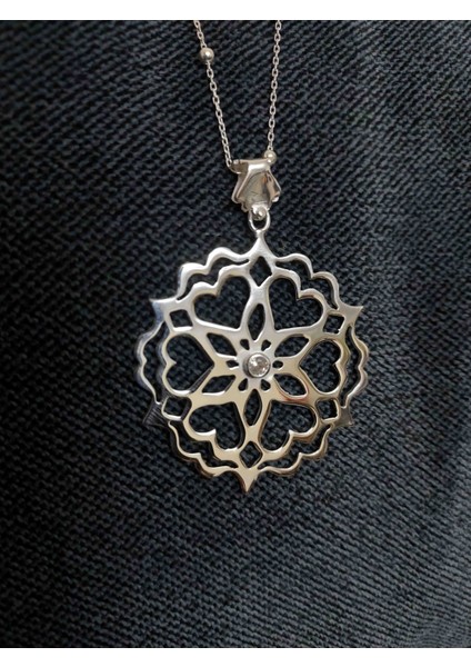 Dönence Kalp Kolye 925 Ayar Gümüş