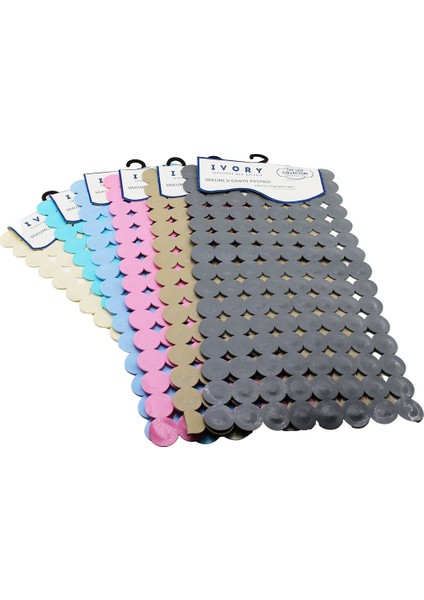 Düz - Mat Renkli - 120 Vakumlu Kaydırmaz Banyo Küvet Paspası 35 x 67 cm (4767)