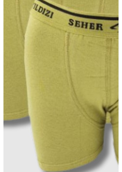 0060 Seher Erkek Elastan Boxer 6lı Haki fiyatları