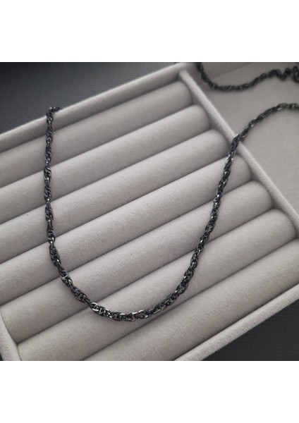 Çelik Erkek Siyah Zincir Kolye fiyatları