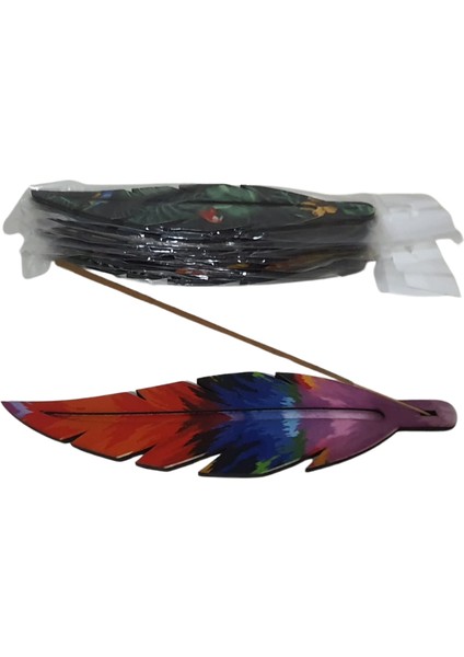 Çubuk Tütsülük Mdf Desenli Yaprak Modeli