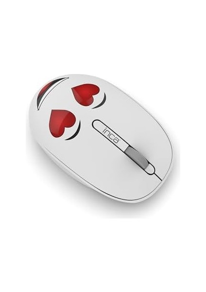 Mouse- Beyaz 3D Wireless IWM-245BT Desing Weeny Yeni
