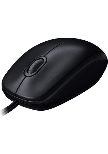 M100 USB Kablolu Mouse, Pc, Mac, Dizüstü Bilgisayar ile Uyumlu, 1000 Dpı Optik Izleme, Sağ ve Sol Elle Kullanıma Uygun, Siyah