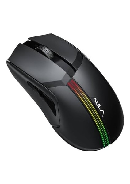 Oyuncu Mouse Optik Gaming 2.4ghz Kablosuz 4800DPI Rgb F813 Yeni