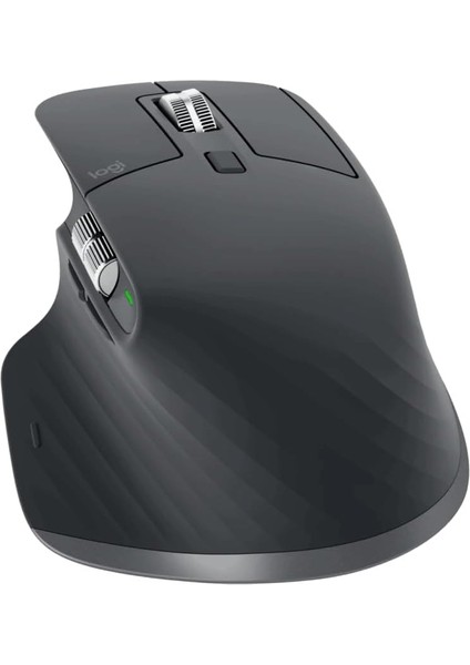 Mx Master 3s Performans Kablosuz Mouse, 8.000 Dpı, Sessiz, Ergonomik, Ultra Hızlı Kaydırma, Çoklu Cihaz Özelliği, Bluetooth, Logi Bolt USB Alıcı, Siyah