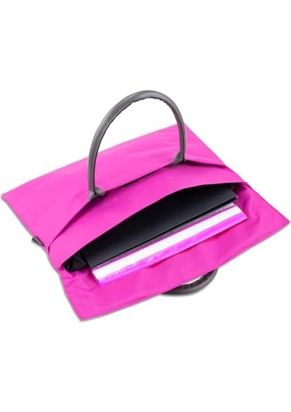 Bag- Fuşya Çantası- Tote Air El Notebook, Macbook Bayan Laptop, 13-14 Inch Geçirmez Kumaş Wtxpro Su BYN-EL009 Yeni