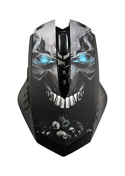 (Oyuncu) Mouse Kablosuz Gaming Hd Optik 8 Tuşlu Çözünürlük Ayarlı, Multi Core, ,metal Ayak, Infrared Switch Ghost 4000DPI, R80 Yeni