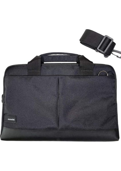 15.6' Taban Korumalı, Omuz Askılı Notebook Laptop Macbook Çantası Siyah