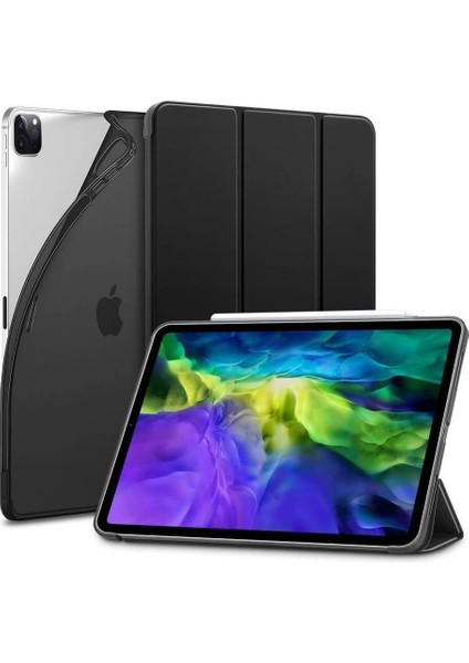 iPad Pro 11 2020 Kılıf-Rebound Without Hasp-Jelly Black