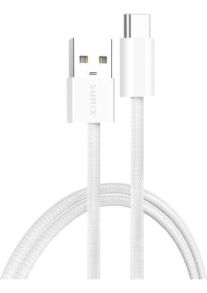 3.0A USB Type-C Örgülü Hızlı Şarj ve Data Kablosu 2 Metre Ip-16