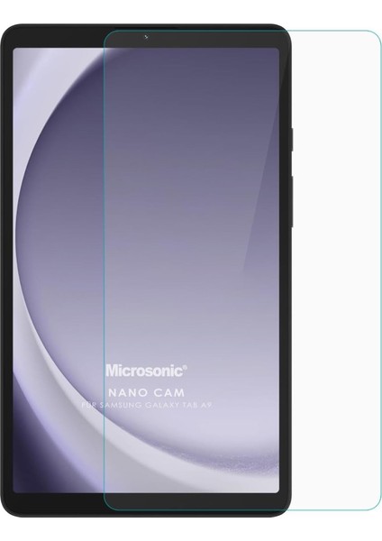 Samsung Galaxy Tab A9 Nano Glass Cam Ekran Koruyucu [Samsung Galaxy Tab A9 ile Uyumlu Ekran Koruyucu - Şeffaf]