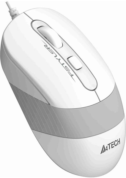 Tech FM10 Optik 1600 Dpı,4 Buton, Çözünürlük Ayarlamalı Beyaz Mouse