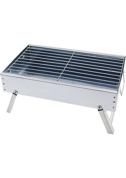 25X40CM Katlanır Ayaklı Pratik Galvaniz Metal Mangal