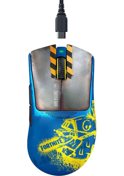 Deathadder V3 Pro Fortnite Edition - Kablosuz Espor Oyun Faresi - Focus Pro 30K Dpı Optik Sensör (63G Hafif, Ergonomik Şekil, Gen-3 Fare Anahtarları, Hyperspeed Kablosuz) Fortnite