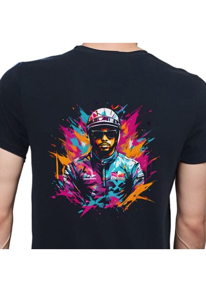 Splash F1 T-Shirt %100 Pamuklu Siyah Penye Basic Erkek Tişört modelleri