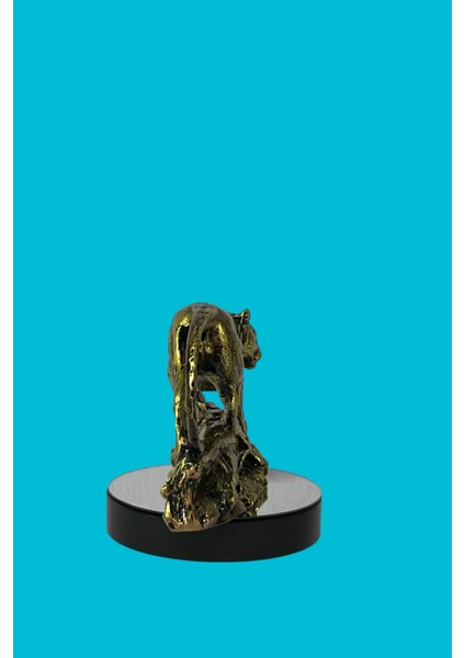 Mitolojik Yırtıcı Heykel Biblo Altın 18 cm