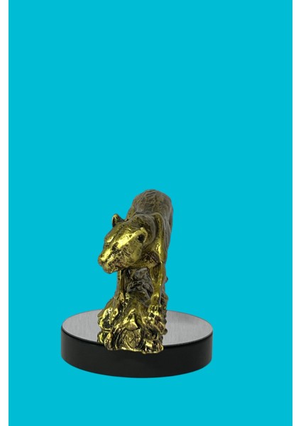 Mitolojik Yırtıcı Heykel Biblo Altın 18 cm