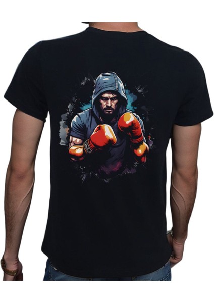 Splash Sport T-Shirt %100 Pamuklu Siyah Penye Basic Erkek Tişört