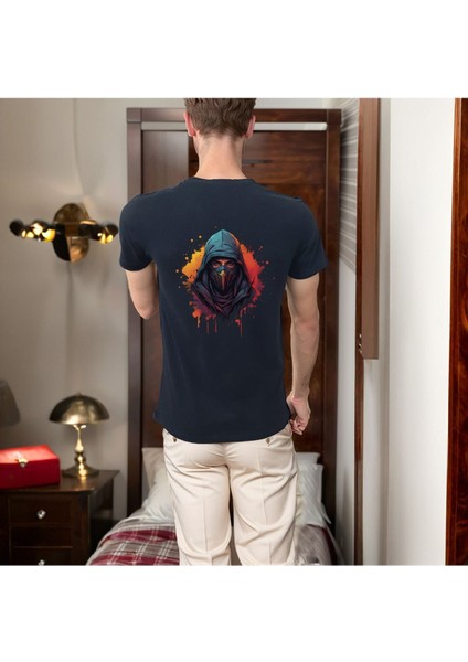 Ninja T-Shirt %100 Pamuklu Siyah Penye Basic Erkek Tişört fırsatları