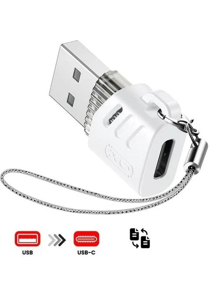 Type-C To Usb-A Otg Adaptör - Hızlı Veri Aktarımı ve Şarj Desteği