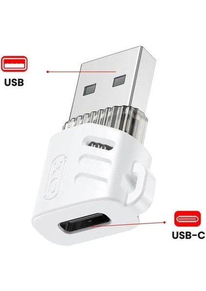 Type-C To Usb-A Otg Adaptör - Hızlı Veri Aktarımı ve Şarj Desteği