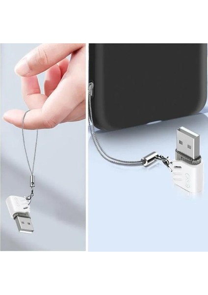 Type-C To Usb-A Otg Adaptör - Hızlı Veri Aktarımı ve Şarj Desteği
