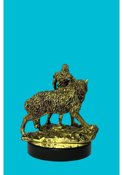 Tyr Iskandinav Savaş Tanrısı Heykel Biblo Altın 23 cm