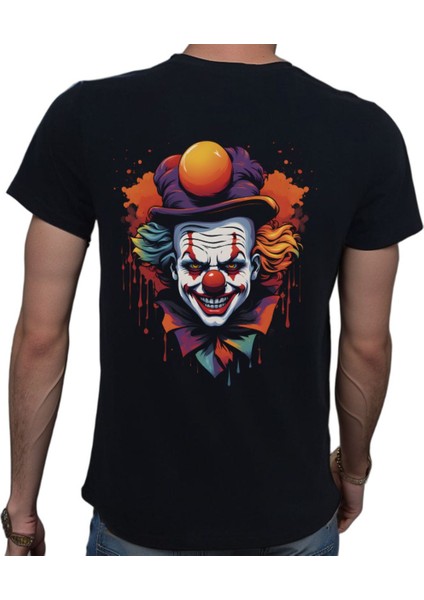 It T-Shirt %100 Pamuklu Siyah Penye Basic Erkek Tişört
