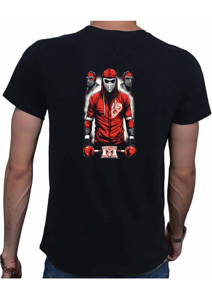 Elip Sport T-Shirt Pamuklu Siyah Penye Basic Erkek Tişört