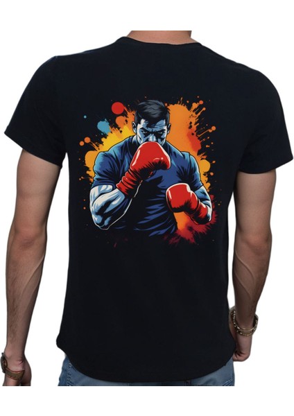 Splash Sport T-Shirt %100 Pamuklu Siyah Penye Basic Erkek Tişört