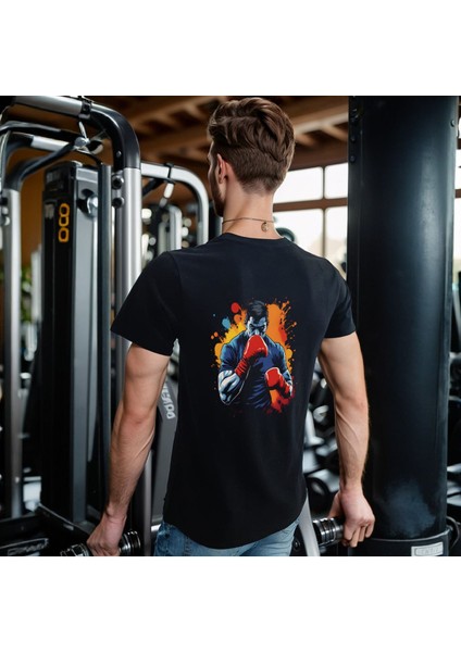 Splash Sport T-Shirt %100 Pamuklu Siyah Penye Basic Erkek Tişört fırsatları