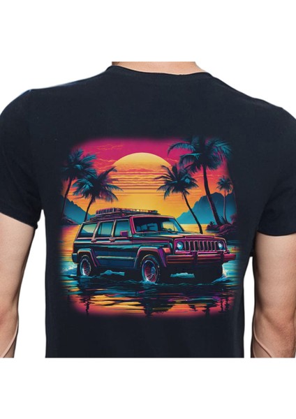 Tropical T-Shirt Pamuklu Siyah Penye Basic Erkek Tişört modelleri