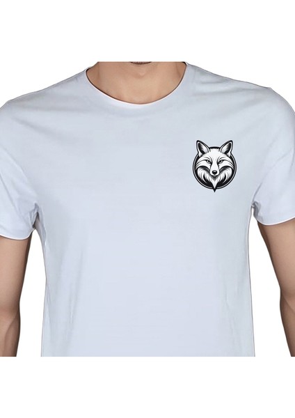 Fox T-Shirt Pamuklu Beyaz Penye Basic Erkek Tişört modelleri
