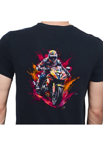 Splash Gp T-Shirt %100 Pamuklu Siyah Penye Basic Erkek Tişört modelleri