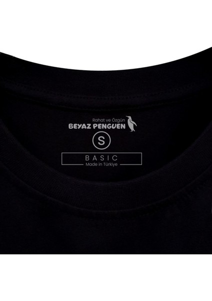 Elip Guitar T-Shirt %100 Pamuklu Siyah Penye Basic Erkek Tişört indirimleri