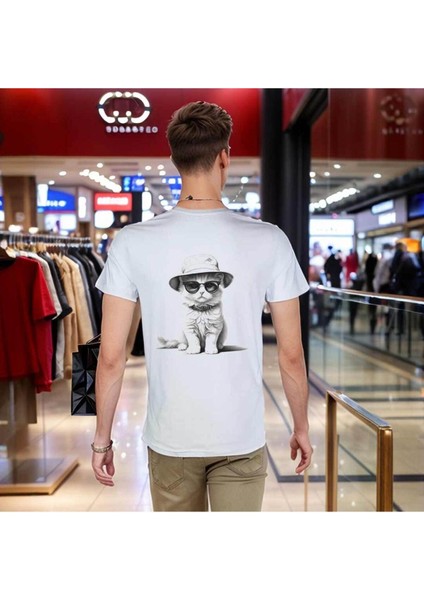Black-White T-Shirt %100 Pamuklu Beyaz Penye Basic Erkek Tişört fırsatları