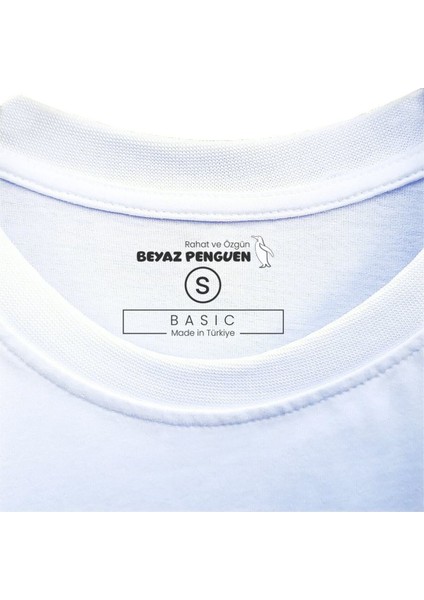 Black-White T-Shirt %100 Pamuklu Beyaz Penye Basic Erkek Tişört indirimleri