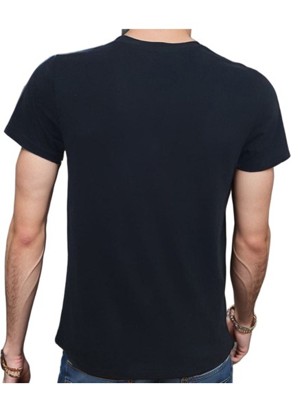 Elip Guitar T-Shirt %100 Pamuklu Siyah Penye Basic Erkek Tişört fiyatları
