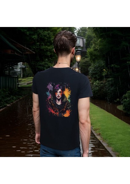 Warior T-Shirt %100 Pamuklu Siyah Penye Basic Erkek Tişört fırsatları