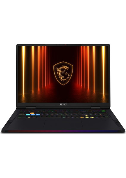 RAIDER A18 HX A9WIG-092TR AMD Ryzen 9 9955HX3D 64GB 2TB SSD GeForce RTX5080 Windows 11 Home 18" UHD+ Taşınabilir Bilgisayar