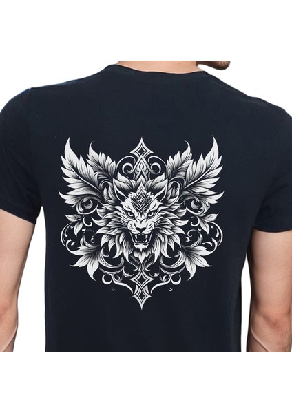 Tattoo T-Shirt Pamuklu Siyah Penye Basic Erkek Tişört modelleri