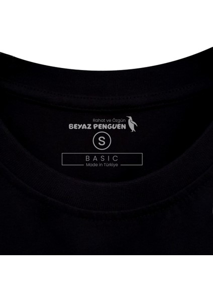 Tattoo T-Shirt Pamuklu Siyah Penye Basic Erkek Tişört indirimleri