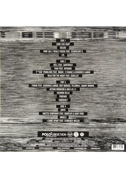 Asap Rocky / Long.live.a$ap (Renkli 2lp) (Plak)