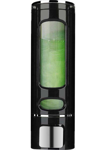 1 Adet Siyah Sıvı Sabunluk Plastik 400 ml Duş Jeli Şampuan Şişesi Oteller, Hastane, Banyo, Mutfak