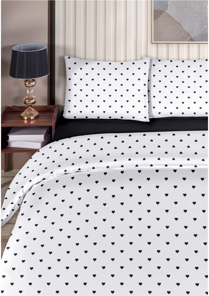 Akfil Lovely Tek Kişilik Nevresim Takımı 160 x 220 cm Siyah